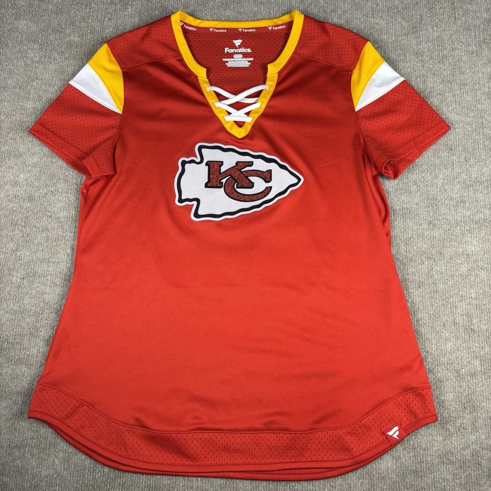 Fanatics Patrick Mahomes #15 Kansas City Chiefs Lace Up Jersey Womens Large Red